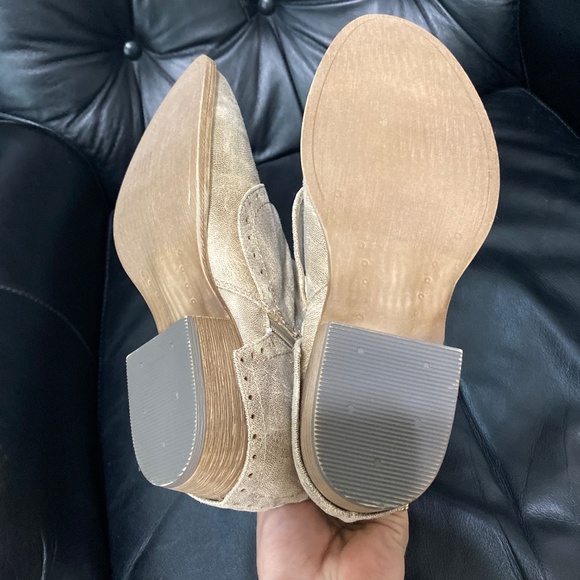 Very G don boots womens ankle boots zip up side heeled pointed toe boots 8.5 - Picture 6 of 12